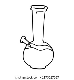 bong de dibujo de línea