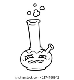 bong de dibujo de línea