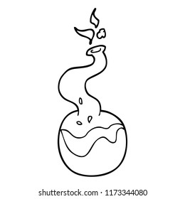 line drawing cartoon experiment potions