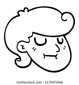 dibujo en línea niño rubio feliz