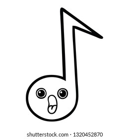 Zeichenkartoon einer Musiknote