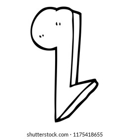 line drawing cartoon musical notes
