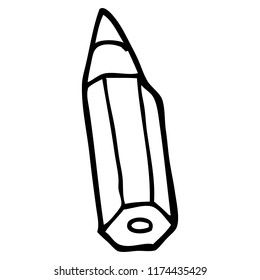 line drawing cartoon pencil