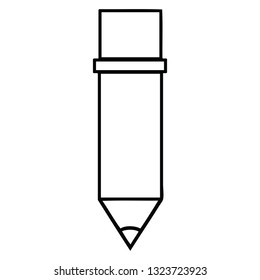 Zeichenkartoon eines Bleistiftes