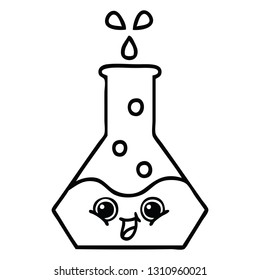 Zeichenkartoon eines Becherglases