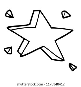 estrella de dibujos animados en línea