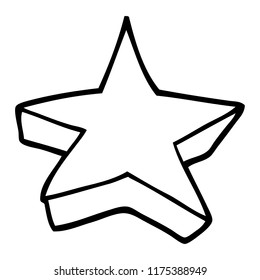 estrella de dibujos animados en línea