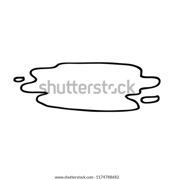 Line Drawing Cartoon Wet Puddle Stock Vector Royalty Free 1174788682 Learn how to draw puddle from these draw something drawings. https www shutterstock com image vector line drawing cartoon wet puddle 1174788682