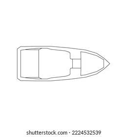 line drawing of cruise ship