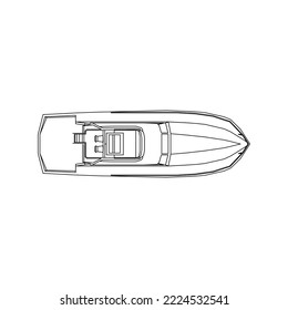 trazado de línea de cruceros