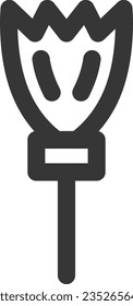 Strichzeilenzeichnung täglich Bedarfsartikel Symbol Beschneidung