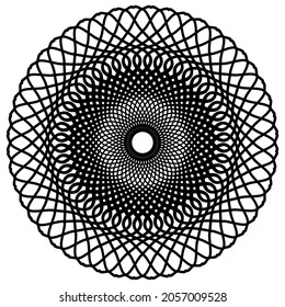 line drawing flower mandalas. Vintage decorative elements. Oriental pattern, vector illustration. Islam, Arabic, Indian, turkish, pakistan, chinese, ottoman motifs 