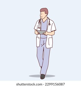 line drawing of a group of expert doctors smart, confident, hand drawn, illustration, vector
simple line cartoon