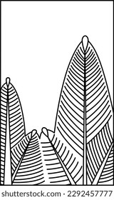 Line drawing Hanafuda Mutsuki Pine January Pine scum