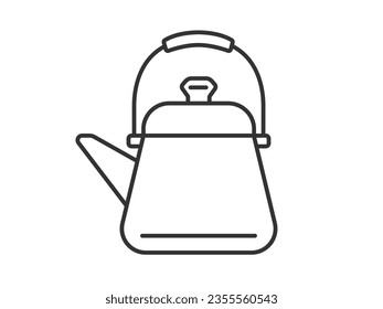 
Dibujo de un hervidor para productos de cocina.