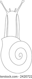 Icono de icono de un solo elemento de dibujo de línea