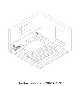 Imagenes Fotos De Stock Y Vectores Sobre Bedroom Isometric