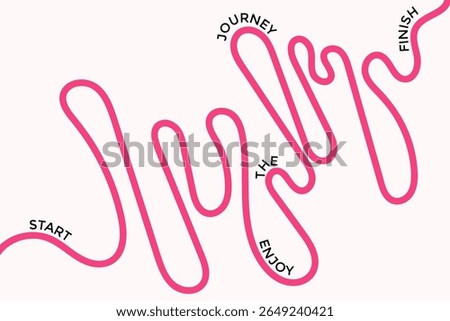 line drawing of the journey process