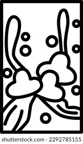 Mini-Hanafuda-Kisaragi-Pflaume Februar-Pflaume