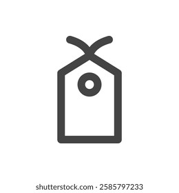 Line drawing school tools related single icon bookmark