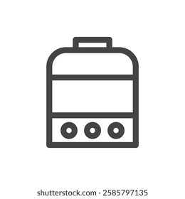 Line drawing single item icon related to daily necessities home appliances humidifier