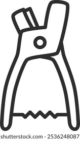 Line drawing station-related single item icon ticket ticket