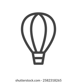 Line drawing vehicle-related single item icon balloon