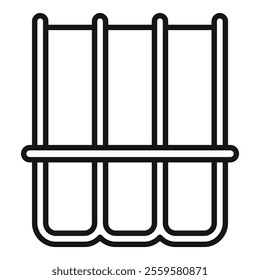 Line drawing of a window with three glass sections being renovated