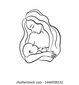 Breastfeeding Drawing / See more ideas about breastfeeding