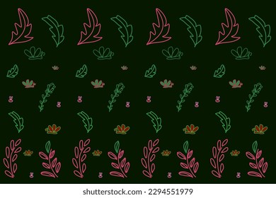 line drawings, leaves, various forms For making gift wrapping paper, patterns on socks, bed sheets, pillow cases, scarves, clothing patterns, bags, handkerchiefs Or make book covers, curtains, pattern