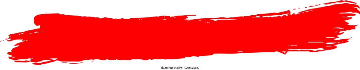 Line drawn with a brush