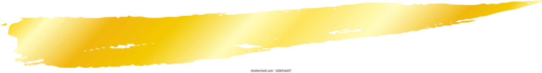 Line drawn with a brush