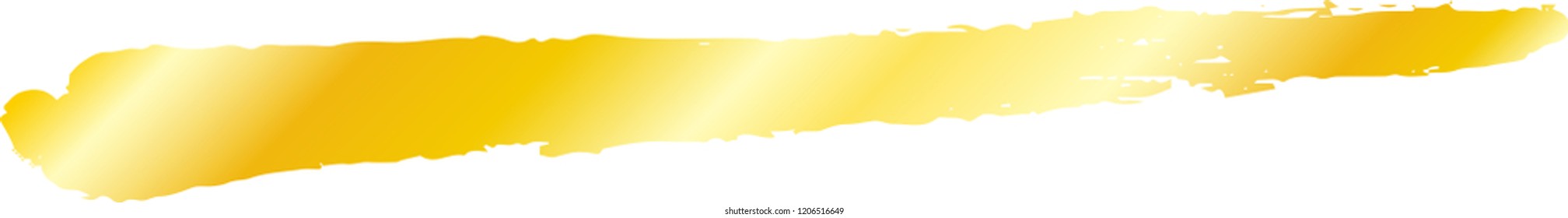 Line drawn with a brush