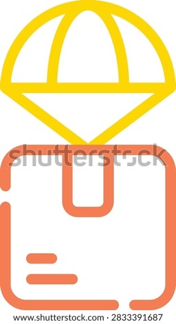 Line dualtone vector icon representing the Creator Economy concept tailored for dropshipping and online business applications.