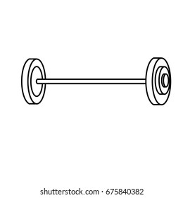 line dumbbell fitness tool to do exercise and training