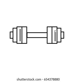 line dumbbell instrument to do exercise in the gym
