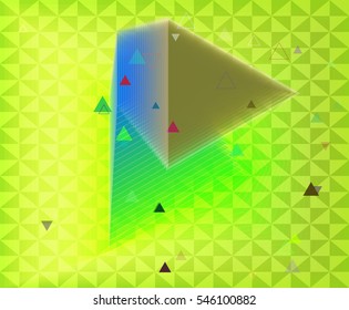 line in dynamic communication, charming party beside triangles