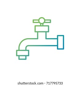 line ecologycal faucet to save water and environment care