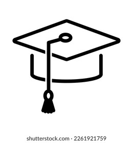 Line Education Icon. Vector symbol in trendy flat style on white background.