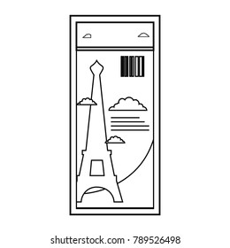 line eiffel tower of paris ticket vacation