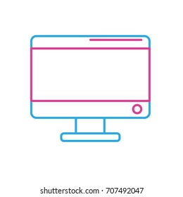 line electronic computer technology with database information