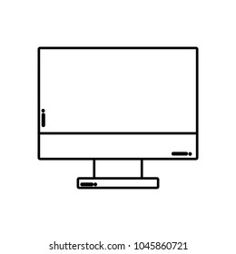 line electronic screen computer technology pc