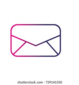 line e-mail letter typography card icon