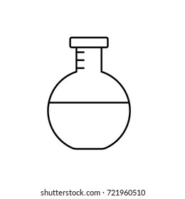 line erlenmeyer flask to lab chemical design