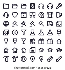 Line Essential Icons 