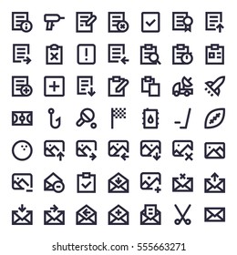 Line Essential Icons 80