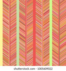 Line Ethnic. Geometric Pattern in Ethnic Style. Stylized Feathers. Line Ethnic for Wallpaper, Textures, Textiles, Fabrics, Surface Textures, Wrapping Paper. Straight Lines Colorful Background. Funny.