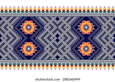Line ethnic pattern design. Aztec fabric carpet mandala ornament boho chevron textile decoration wallpaper. Tribal turkey African Indian traditional embroidery vector illustrations background 