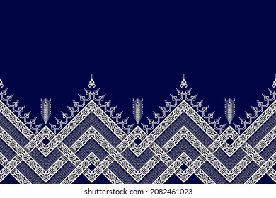 Line ethnic pattern design. Aztec fabric carpet mandala ornament boho chevron textile decoration wallpaper. Tribal turkey African Indian traditional embroidery vector illustrations background 