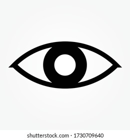 line eye icon vector illustration